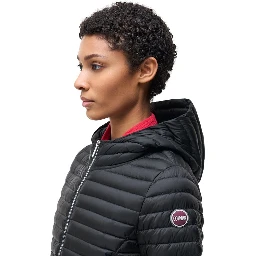 سترة خارجية سوداء من البولياميد