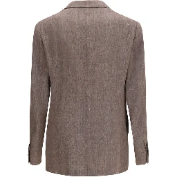 Brown Linen Blazer