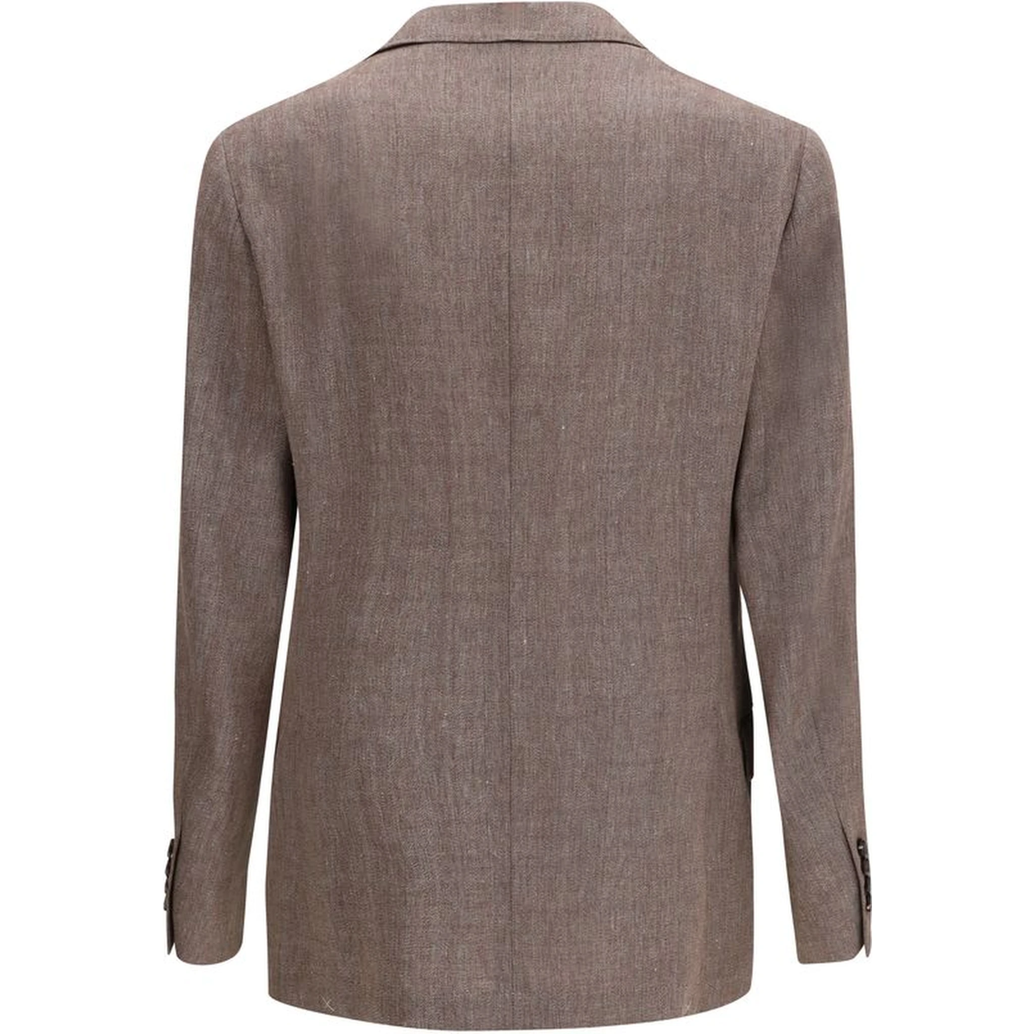 Brown Linen Blazer