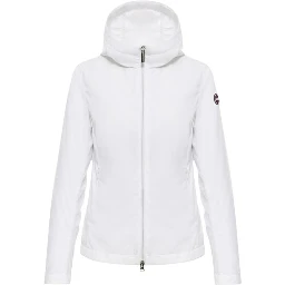 جاكيت خارجي أبيض من البوليستر