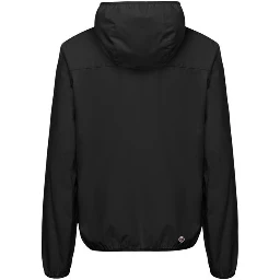 Black Polyester Shell Jacket