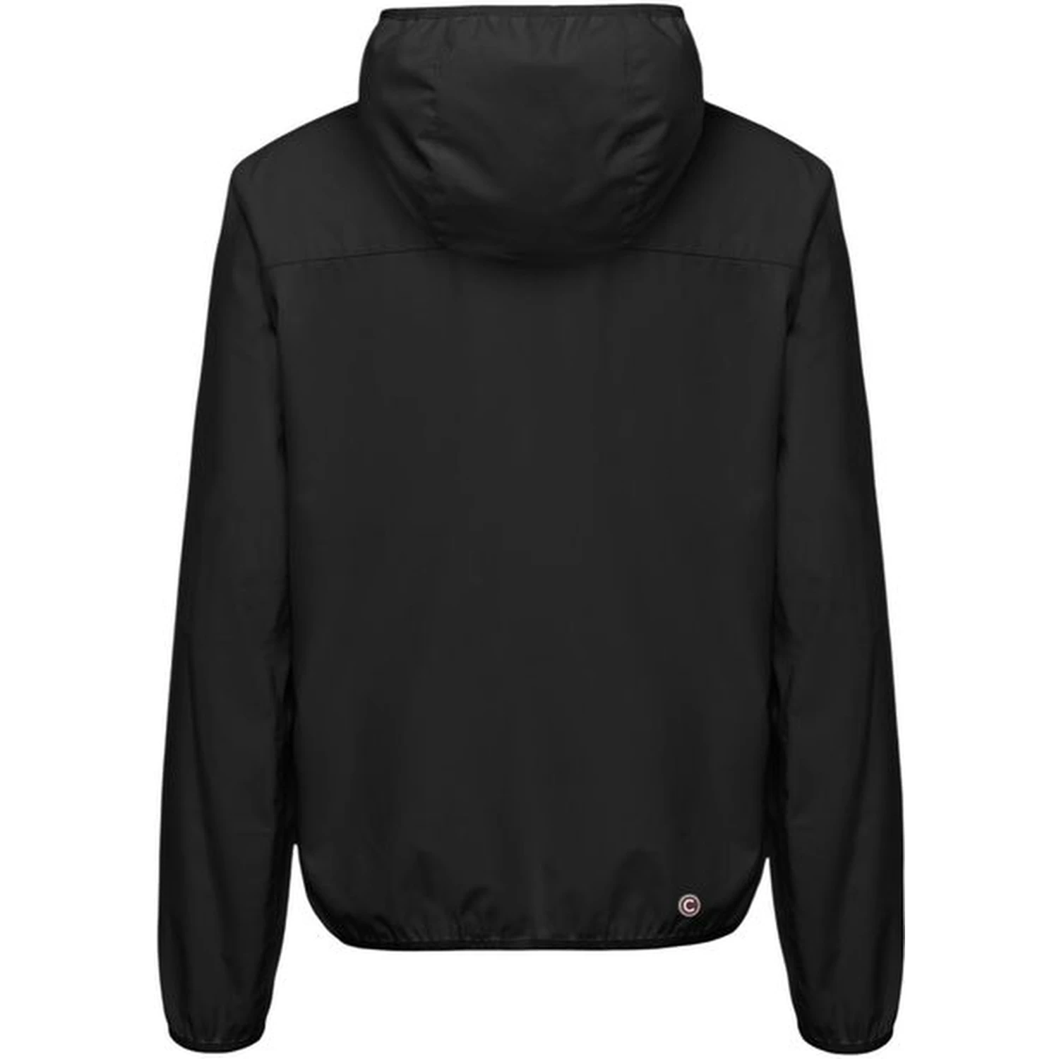 Black Polyester Shell Jacket