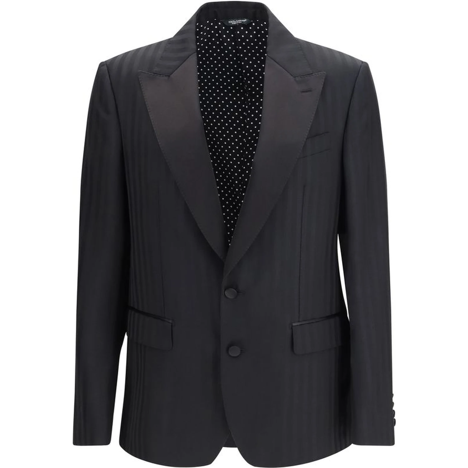 Black Fleece Wool Blazer