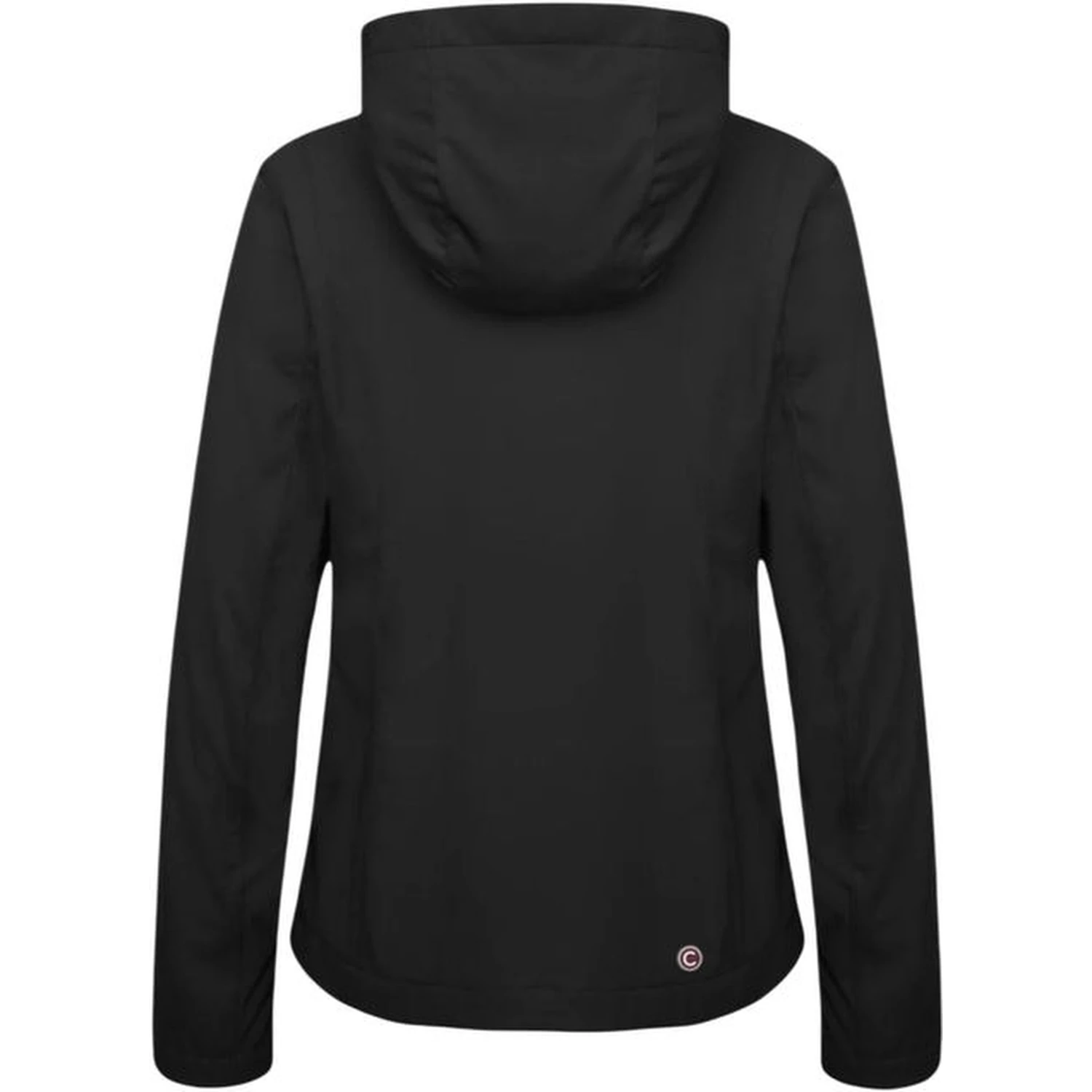 Black Polyester Shell Jacket