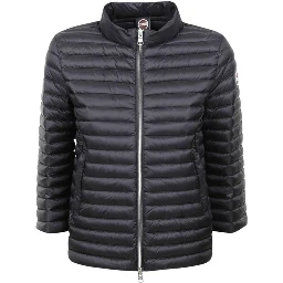 سترة خارجية سوداء من البولياميد