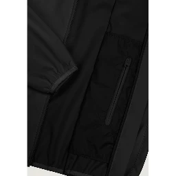 Black Polyester Shell Jacket