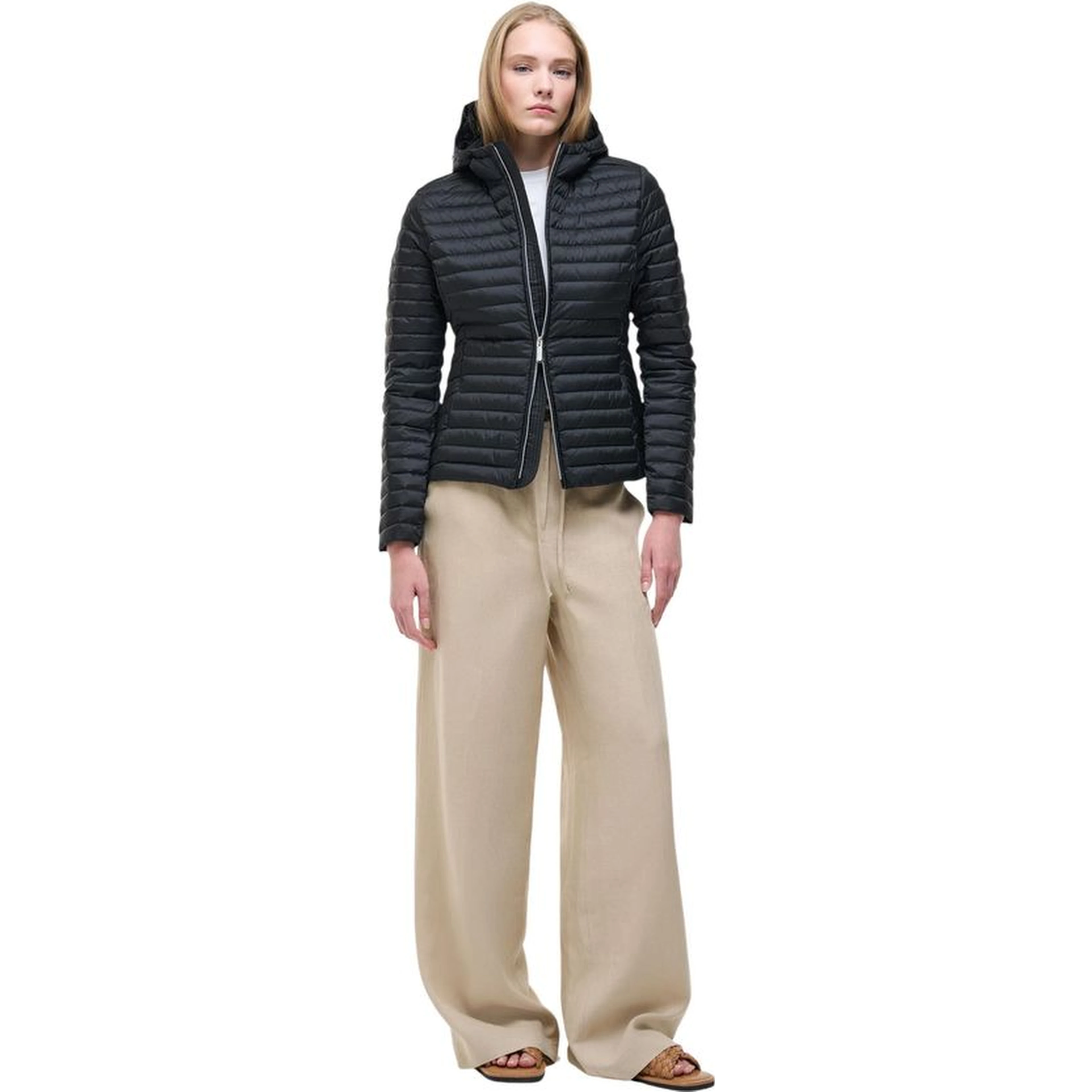 Black Polyamide Coat