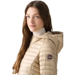 Beige Polyamide Coat