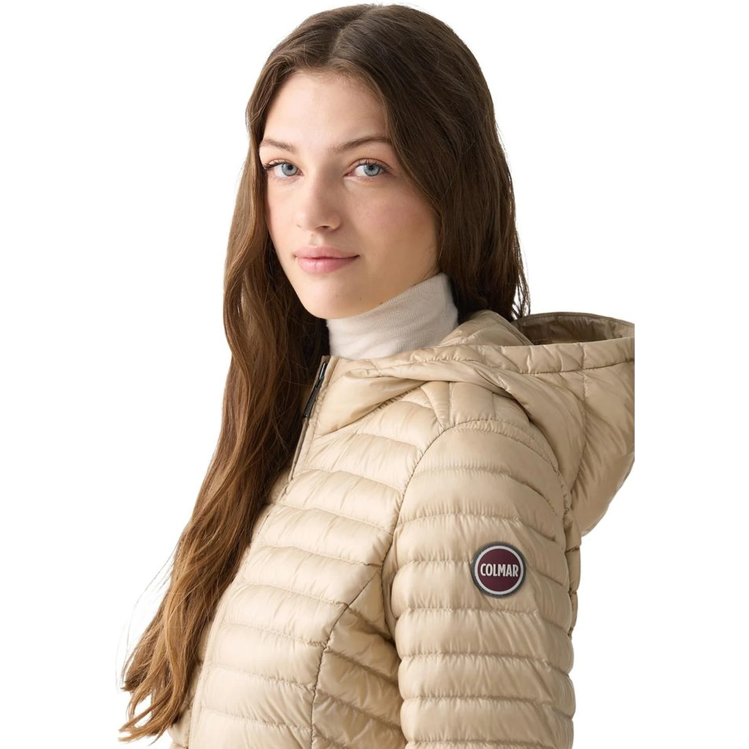 Beige Polyamide Coat