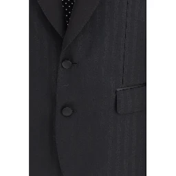 Black Fleece Wool Blazer