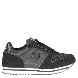 Black Polyurethane Women Sneaker