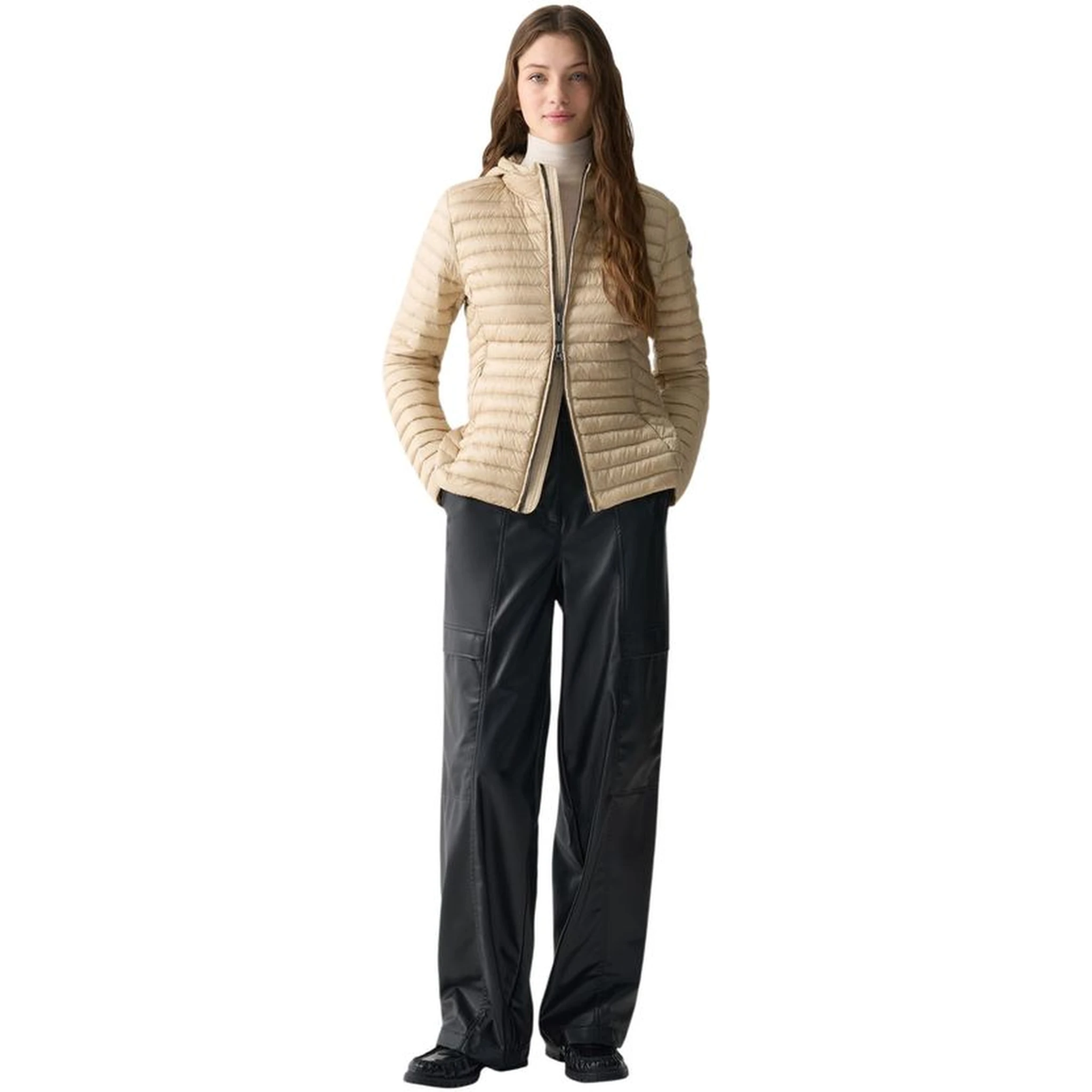 Beige Polyamide Coat