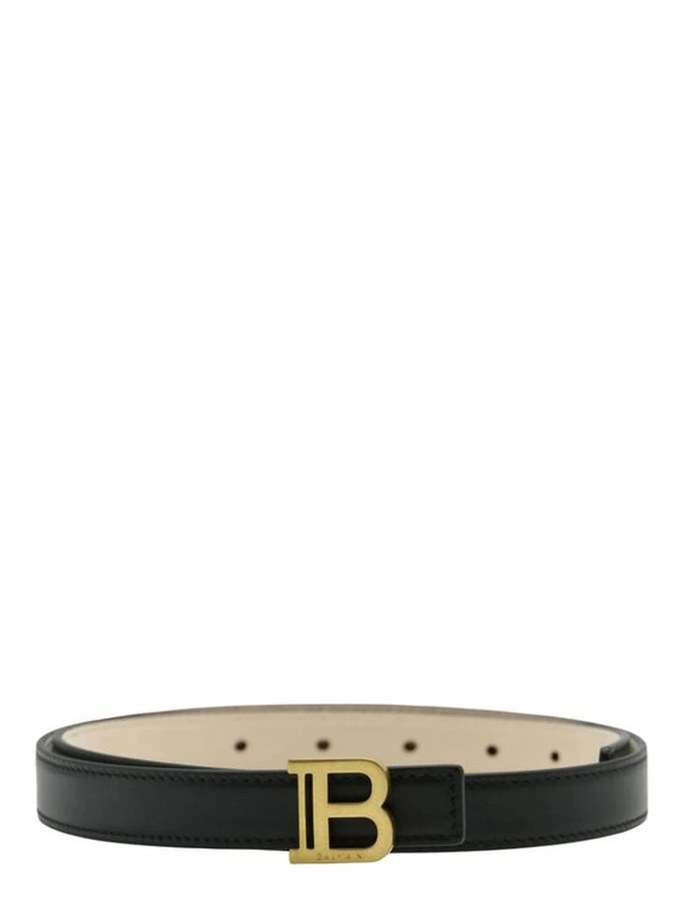 Black Leather Regular Belt