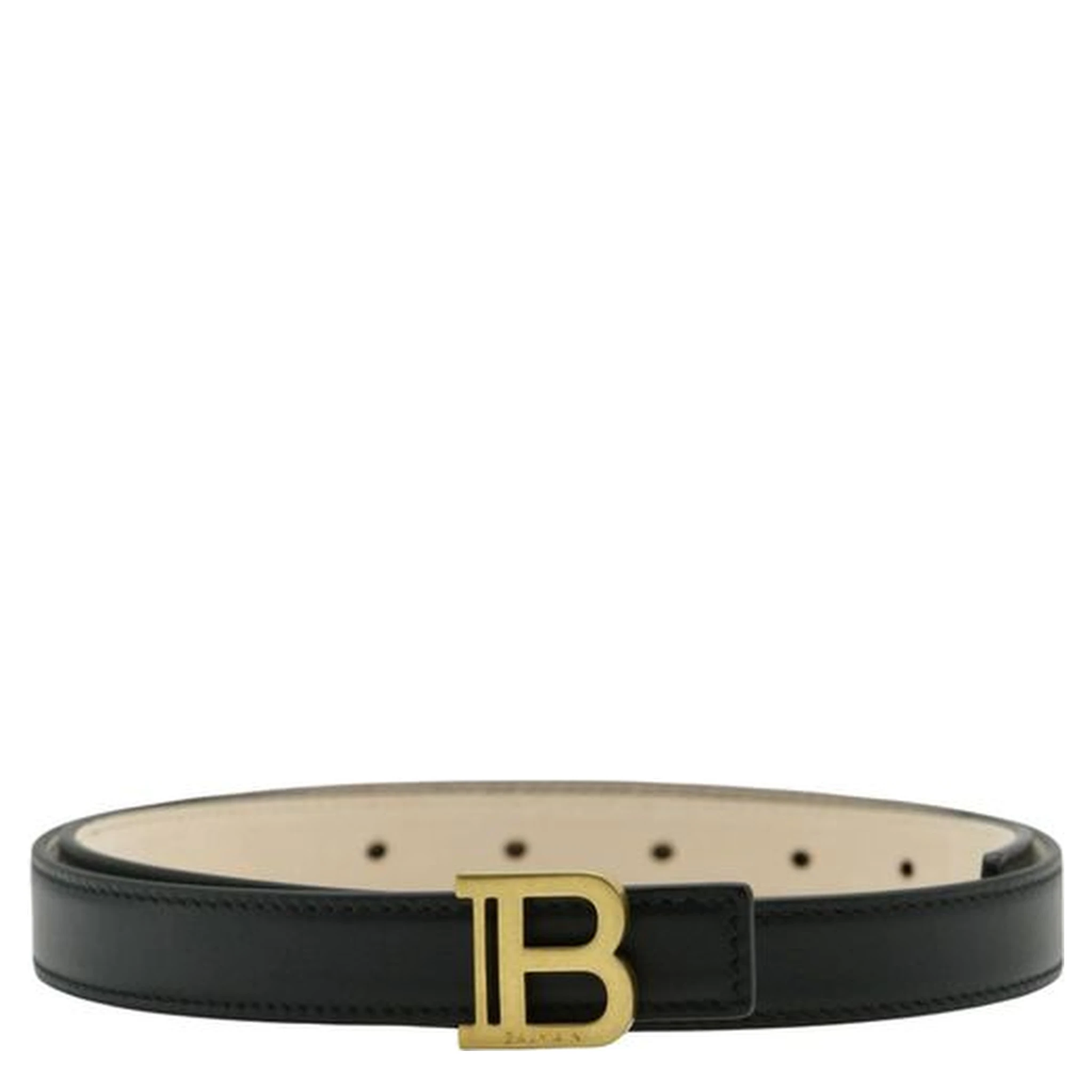 Black Leather Regular Belt