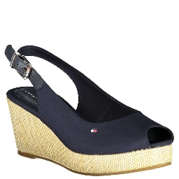 Blu Polyurethane Women Sandal