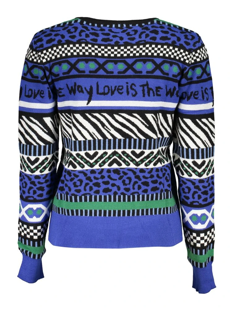 Blue Viscose Women Sweater alternative