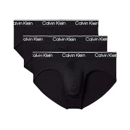Black Recycled Polyester Briefs