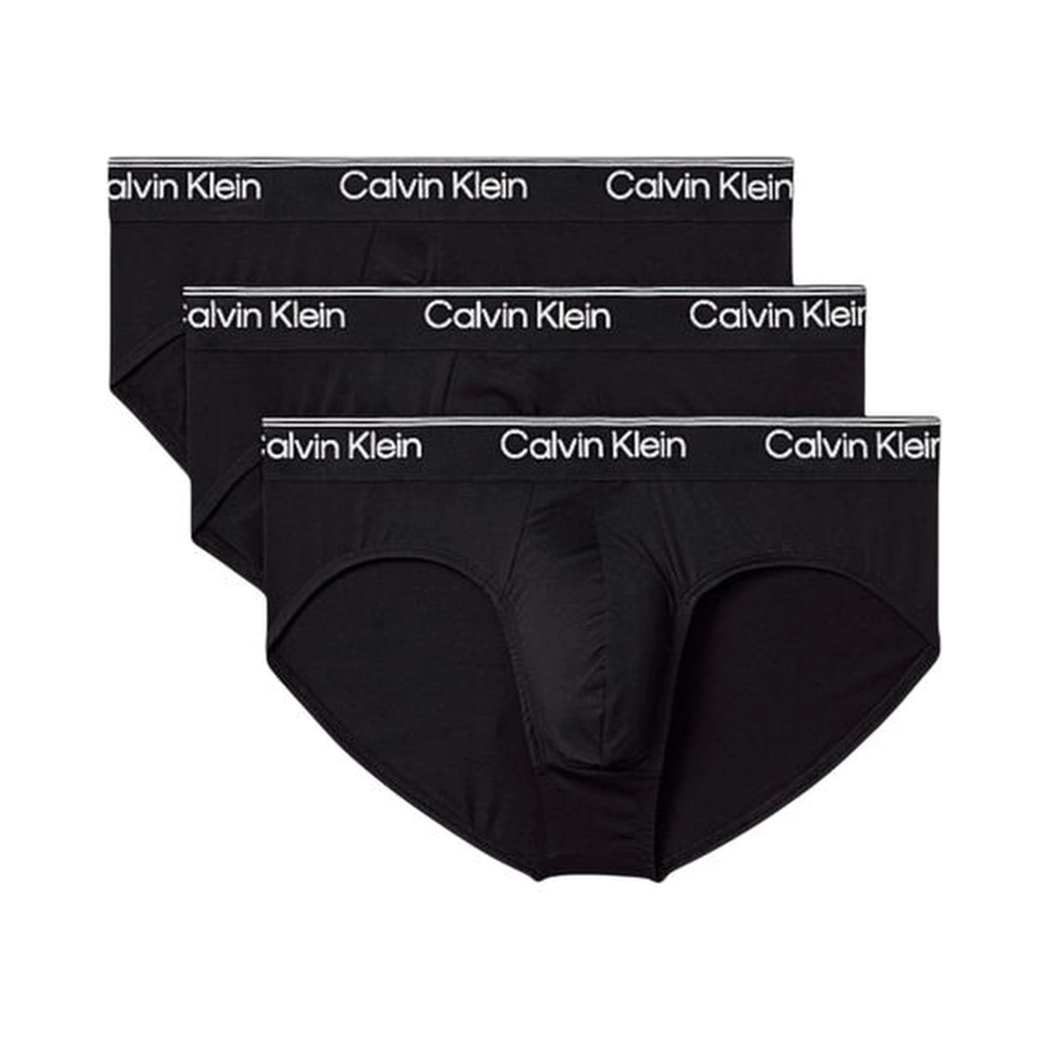 Black Recycled Polyester Briefs