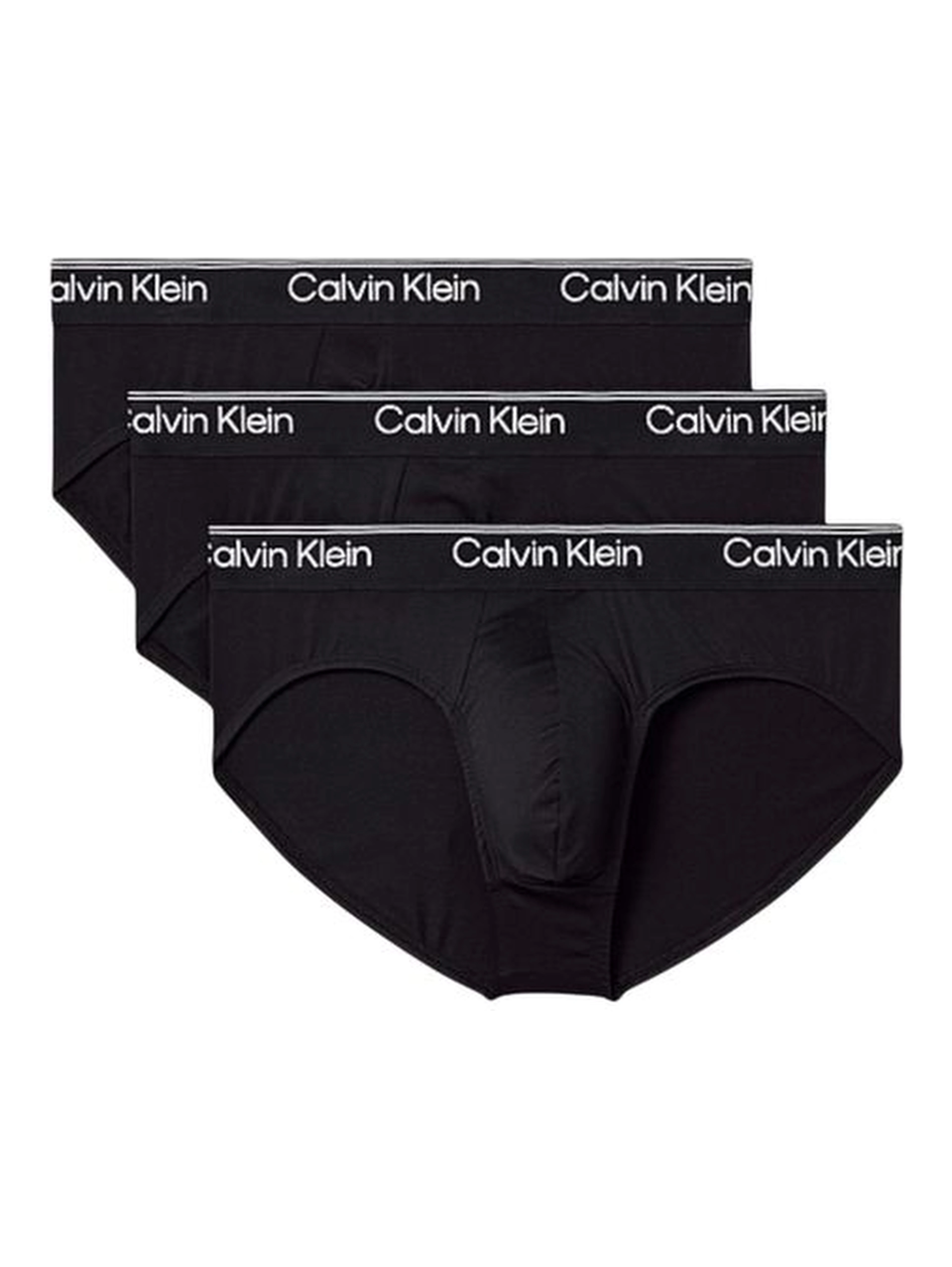 Black Recycled Polyester Briefs