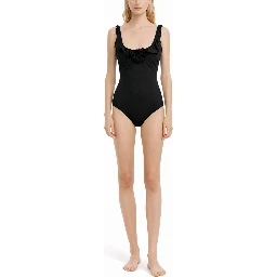 SWIMSUIT WITH FLOWER DETAIL
