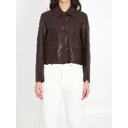 Fem vintage leather jacket