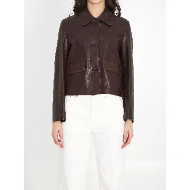 Fem vintage leather jacket