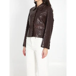 Fem vintage leather jacket