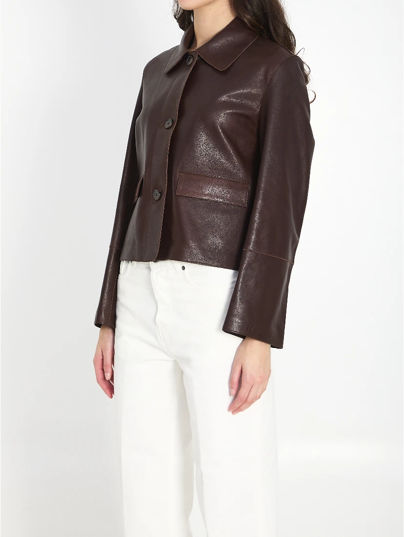 Fem vintage leather jacket