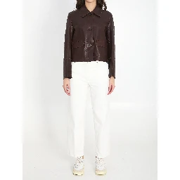 Fem vintage leather jacket