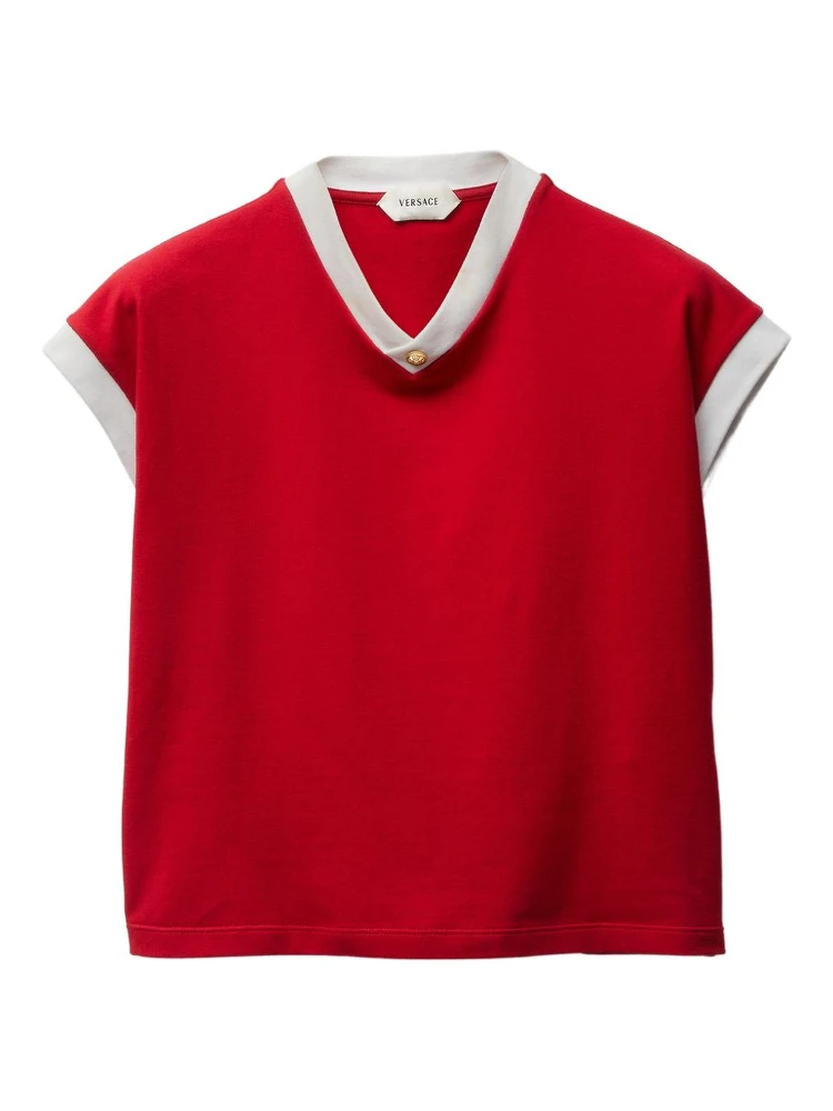 Versace T-shirts and Polos Red