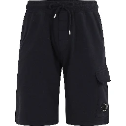 LIGHT FLEECE CARGO LENS SWEATSHORTS