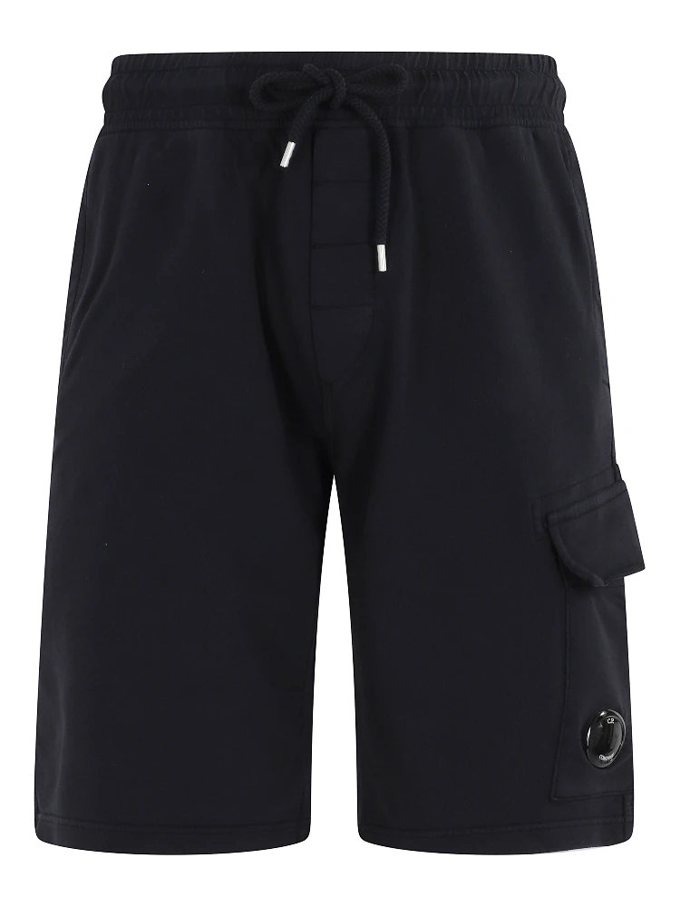 LIGHT FLEECE CARGO LENS SWEATSHORTS
