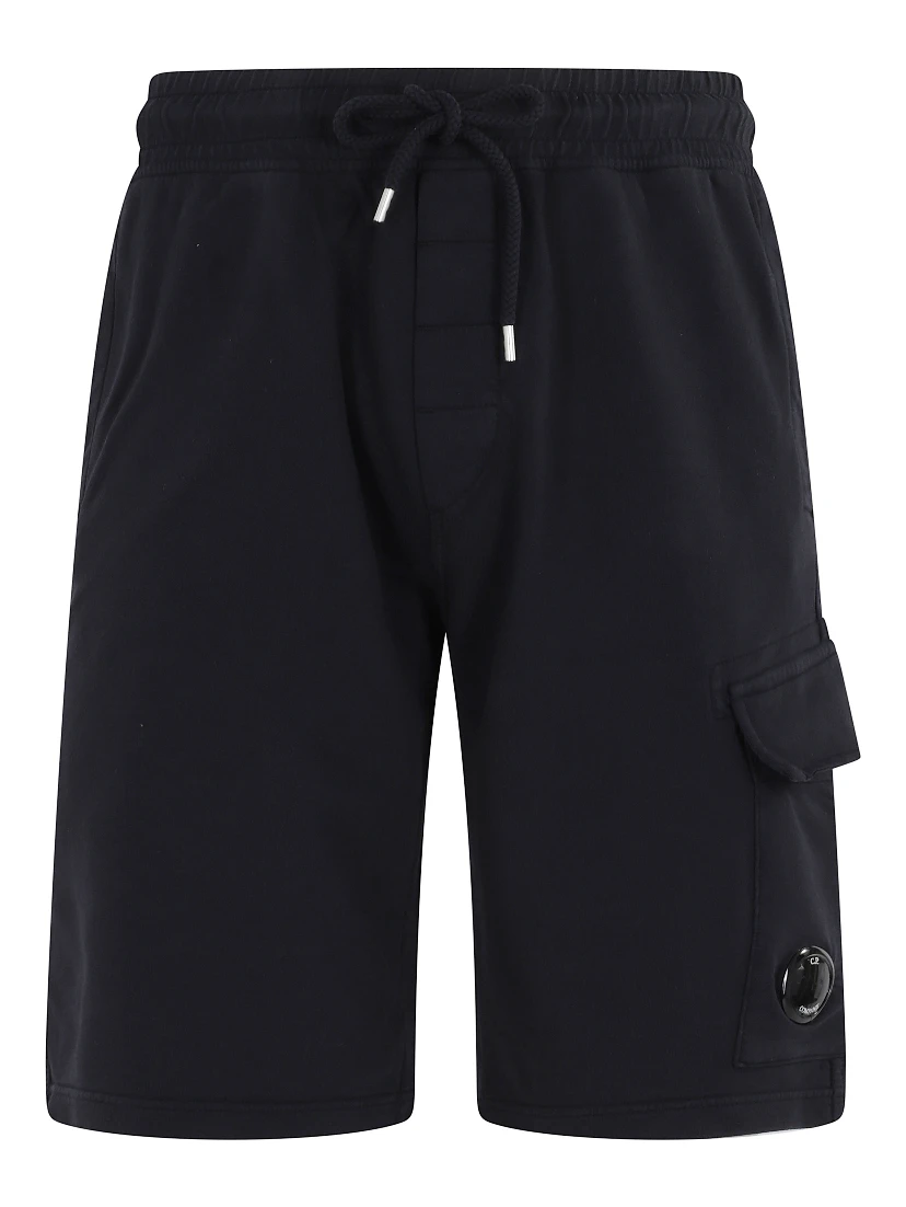 LIGHT FLEECE CARGO LENS SWEATSHORTS