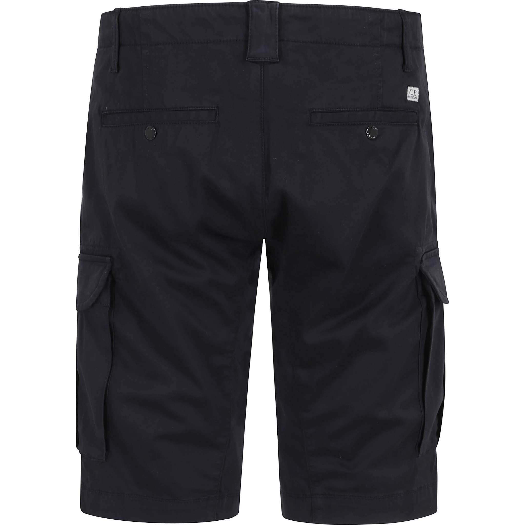 STRETCH SATEEN CARGO LENS SHORTS