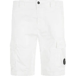 STRETCH SATEEN CARGO LENS SHORTS