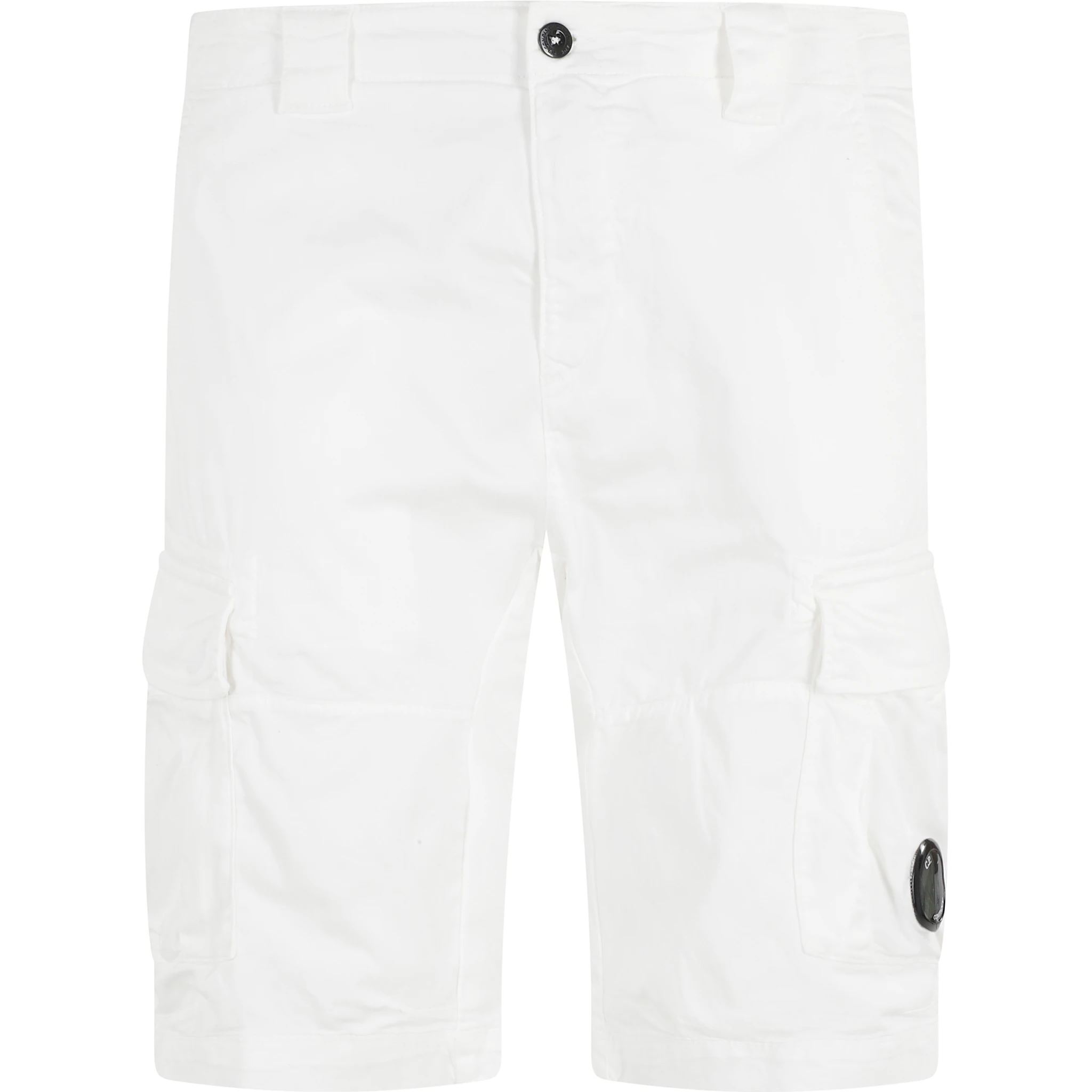 STRETCH SATEEN CARGO LENS SHORTS