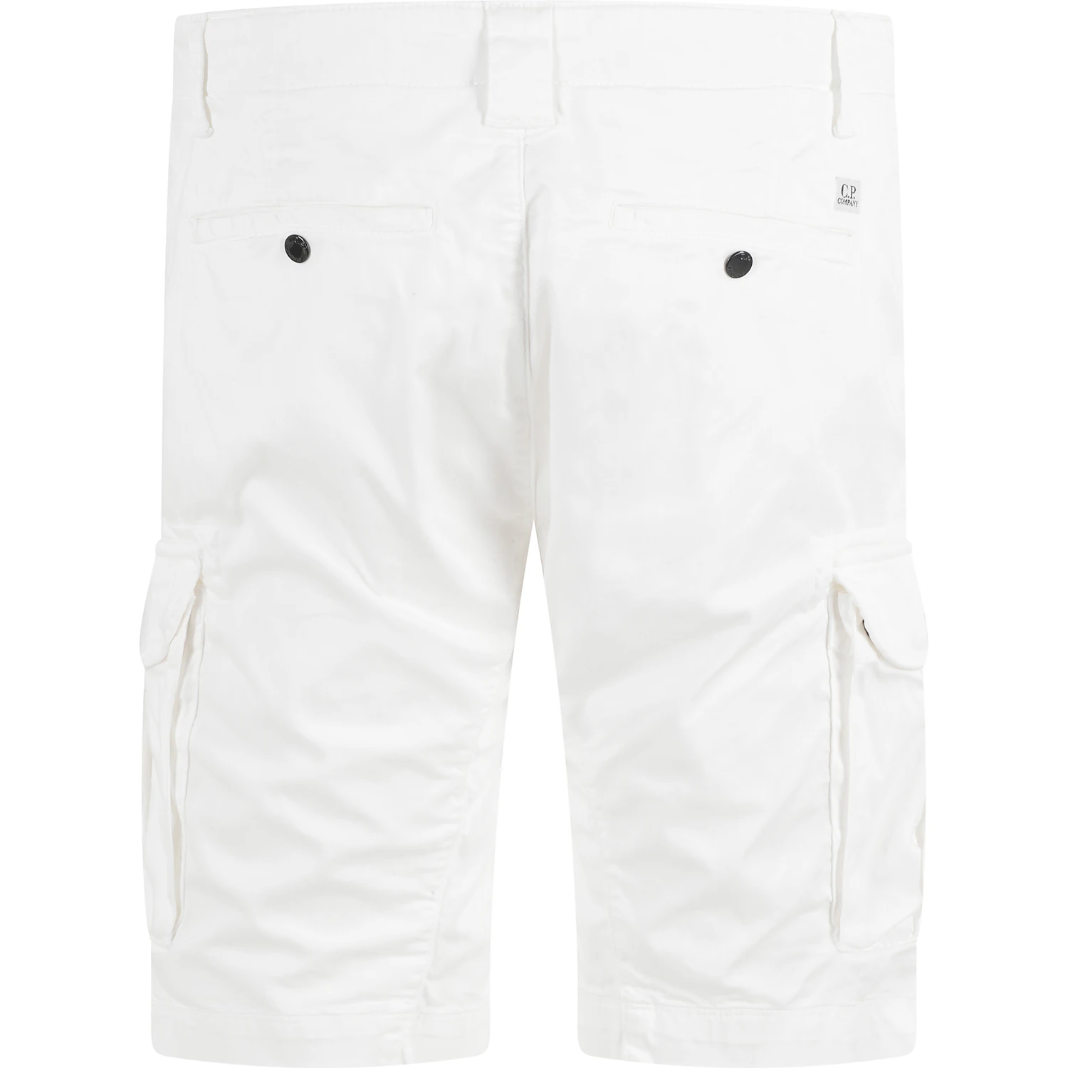 STRETCH SATEEN CARGO LENS SHORTS