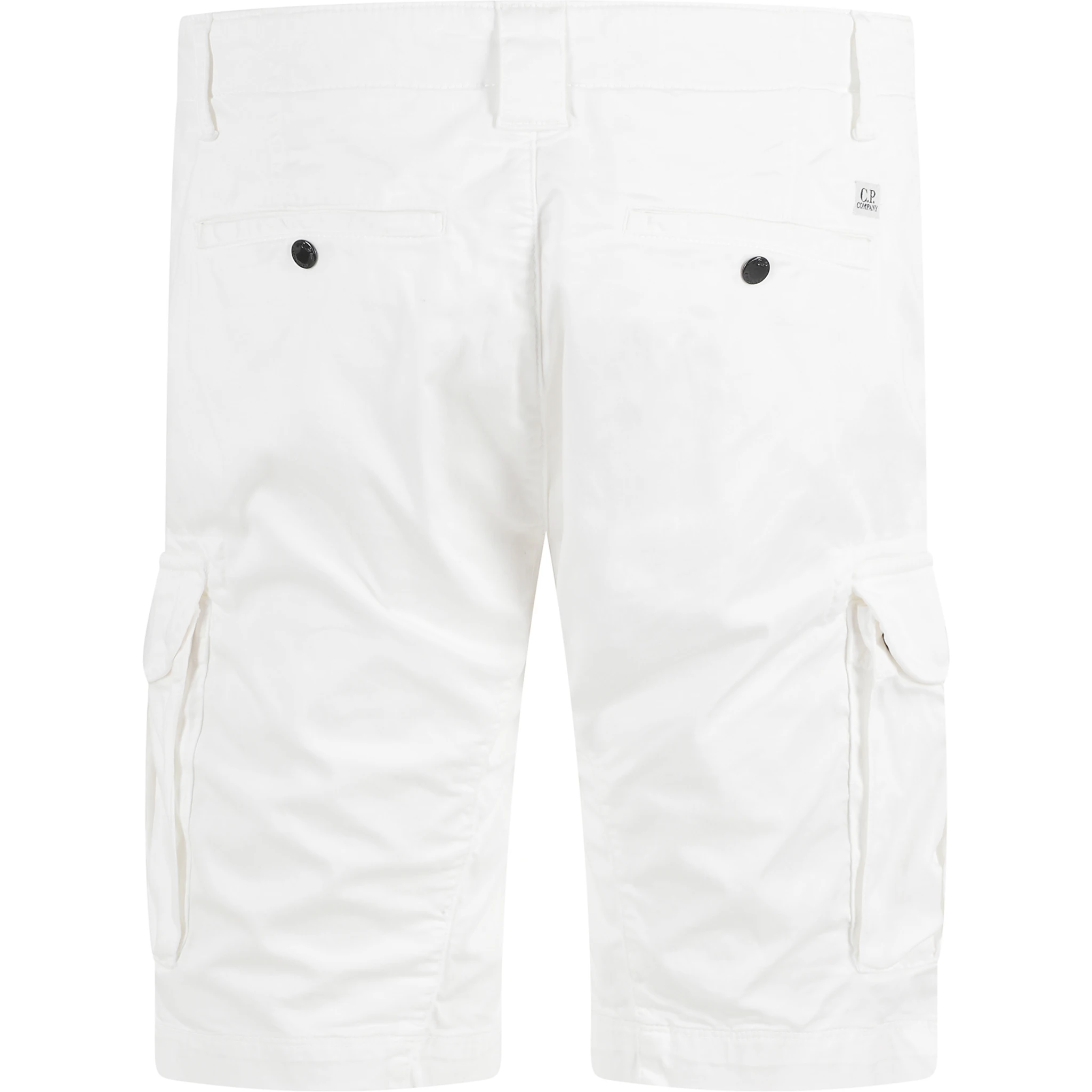 STRETCH SATEEN CARGO LENS SHORTS