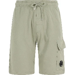 LIGHT FLEECE CARGO LENS SWEATSHORTS