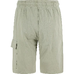 LIGHT FLEECE CARGO LENS SWEATSHORTS