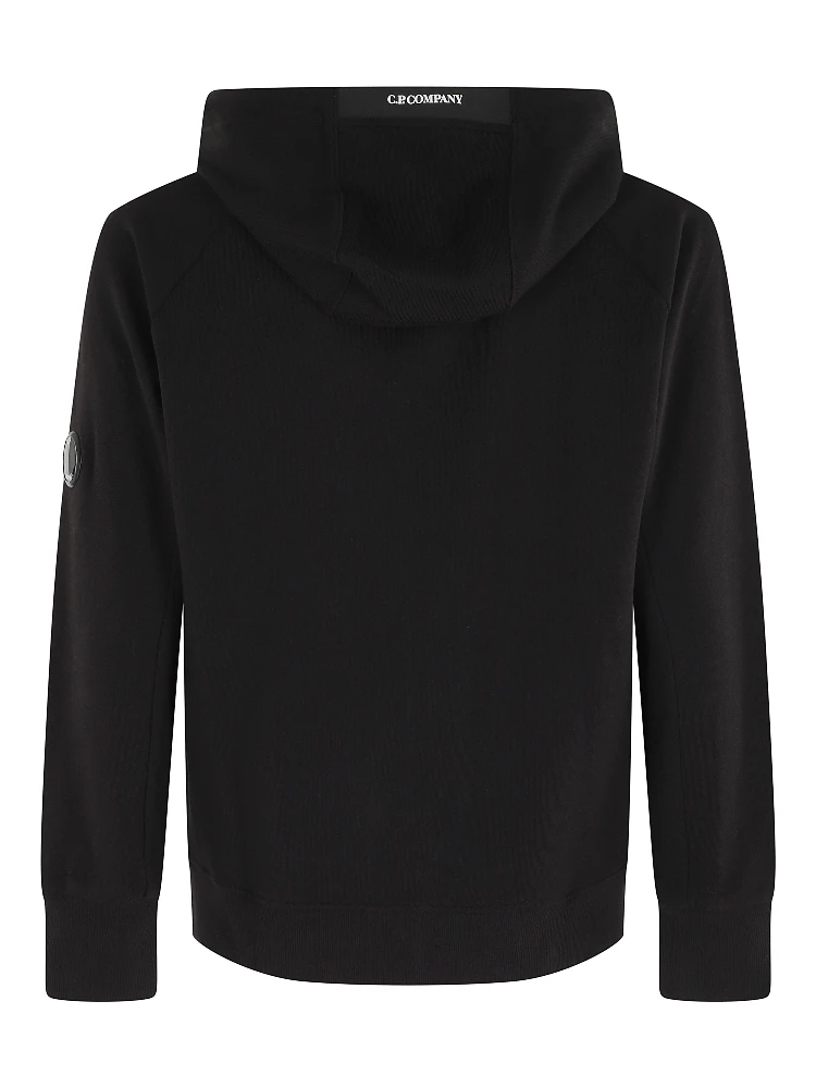 DIAGONAL RAISED FLEECE ZIP HOODED alternative