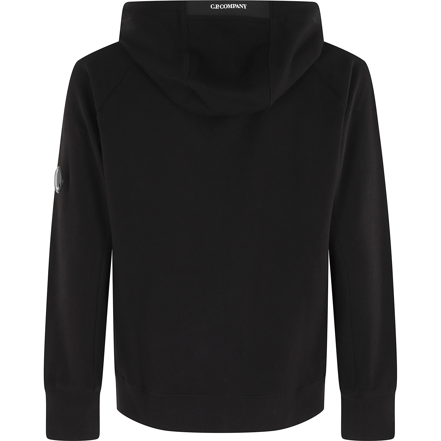 DIAGONAL RAISED FLEECE ZIP HOODED