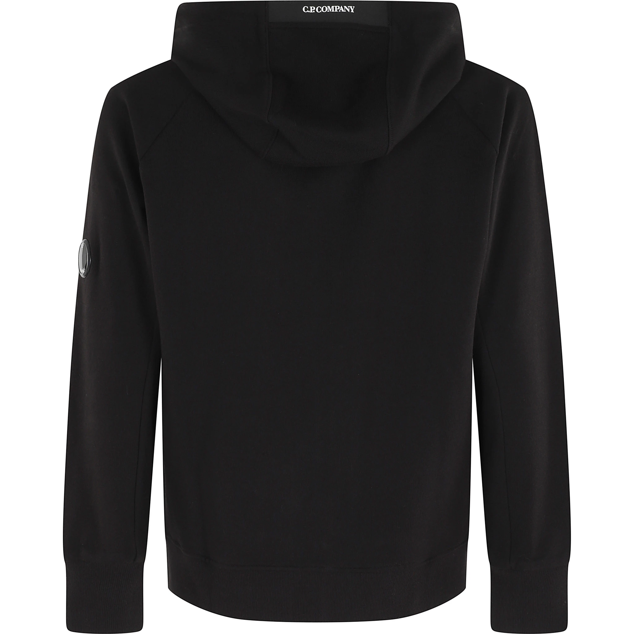 DIAGONAL RAISED FLEECE ZIP HOODED