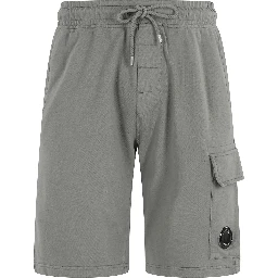 LIGHT FLEECE CARGO LENS SWEATSHORTS