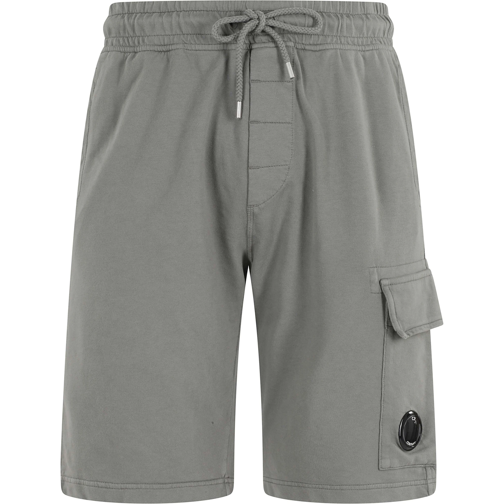 LIGHT FLEECE CARGO LENS SWEATSHORTS