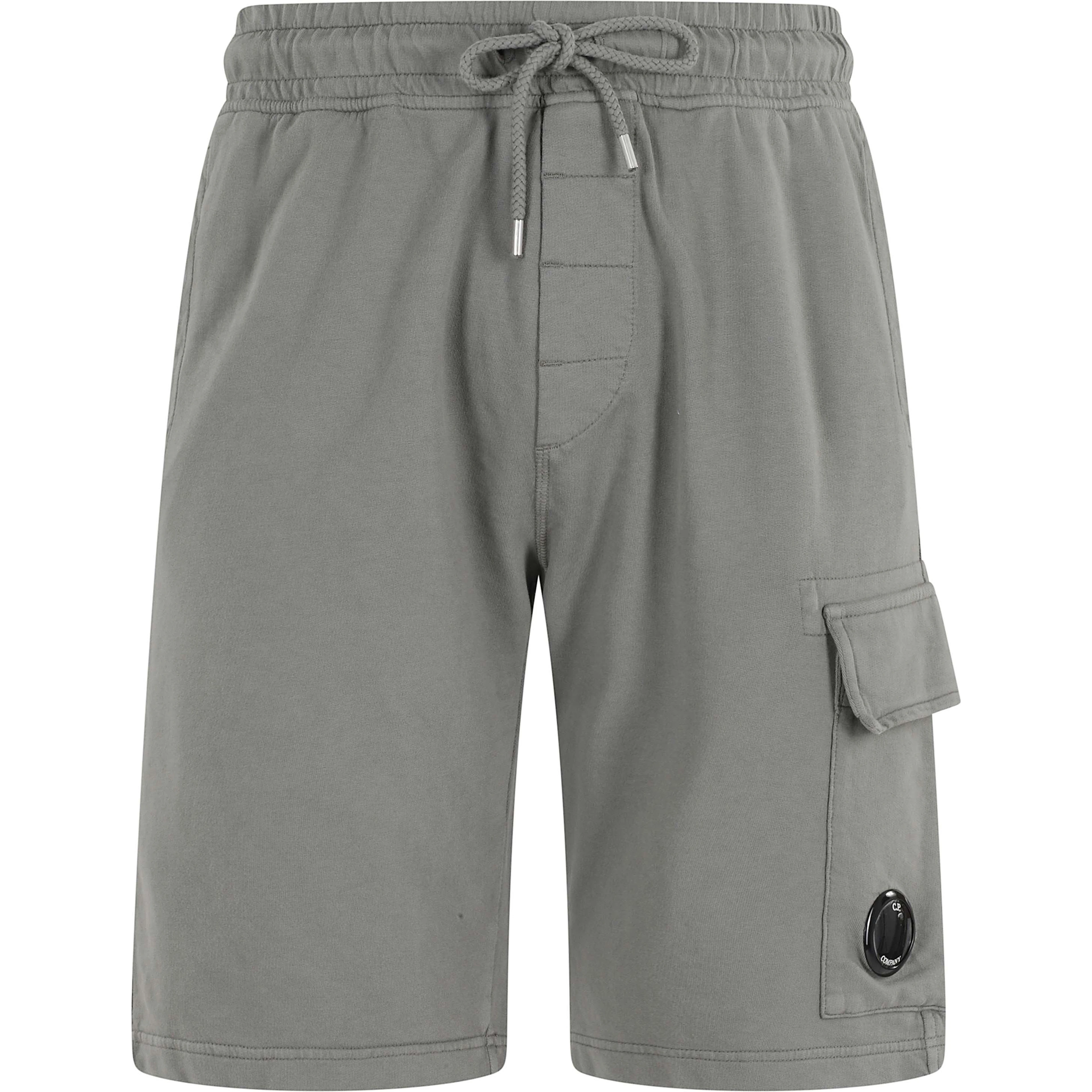 LIGHT FLEECE CARGO LENS SWEATSHORTS