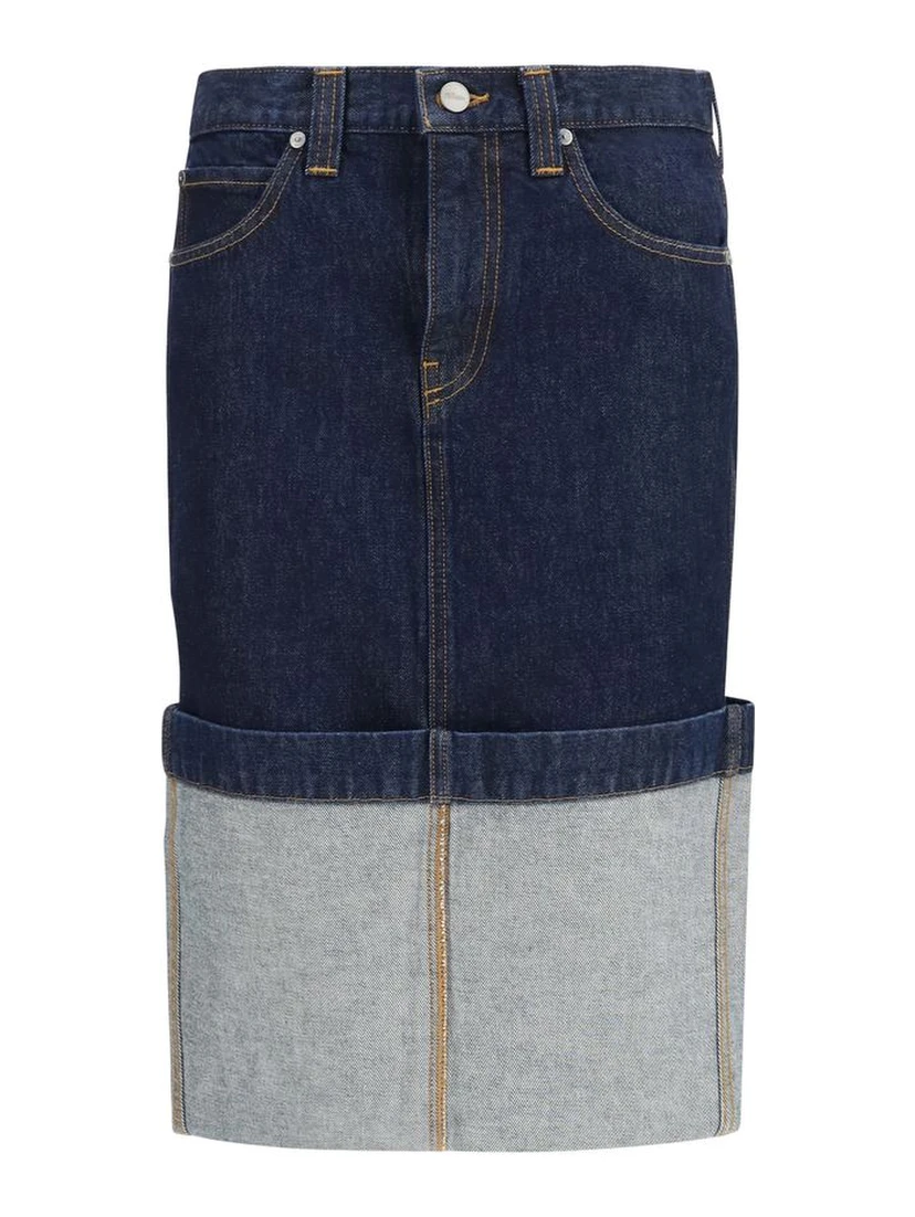 Blue Denim Skirt
