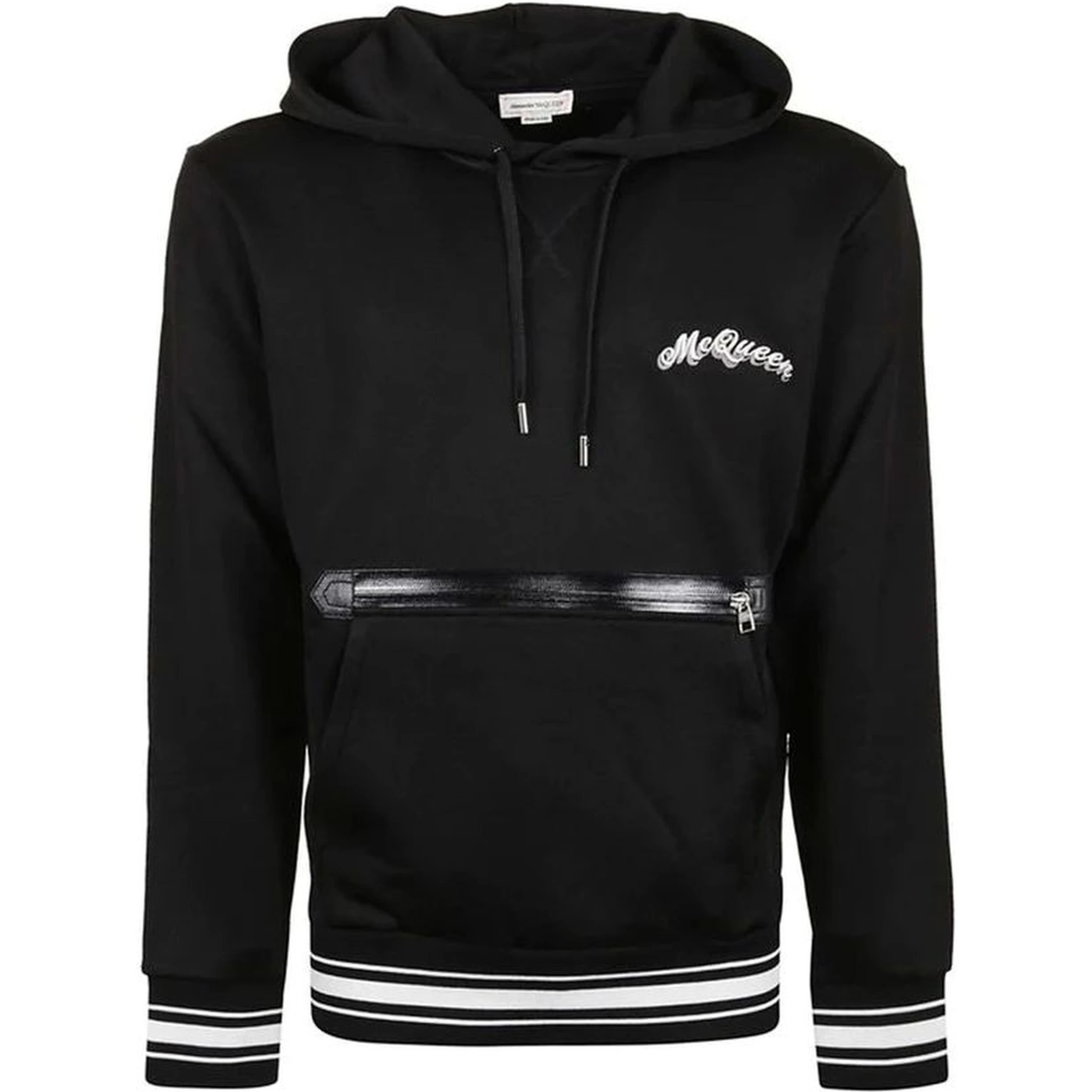 Black Cotton Sweatshirt