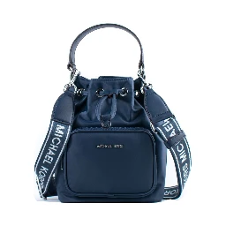 Blue Nylon Backet Bag