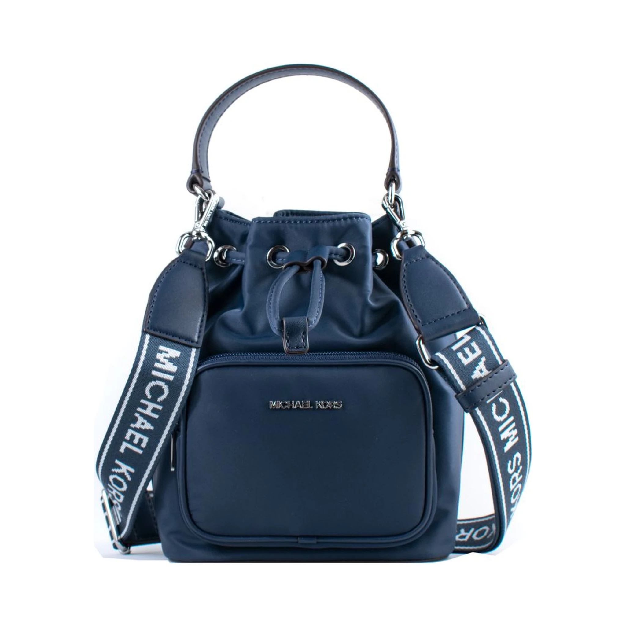 Blue Nylon Backet Bag